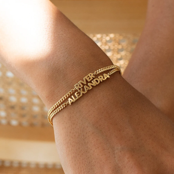 Bold Name Bracelet - Claritas Store