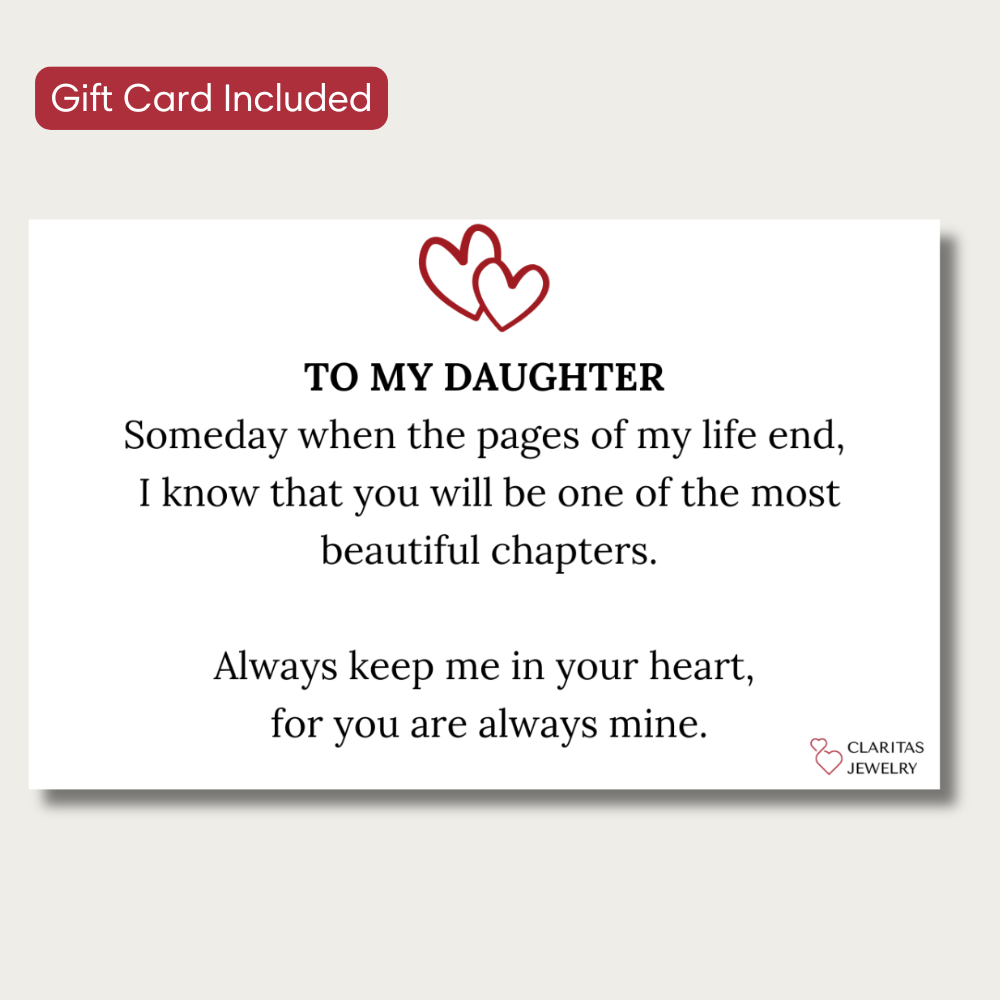 To My Daughter | Always Keep Me In Your Heart Bracelet