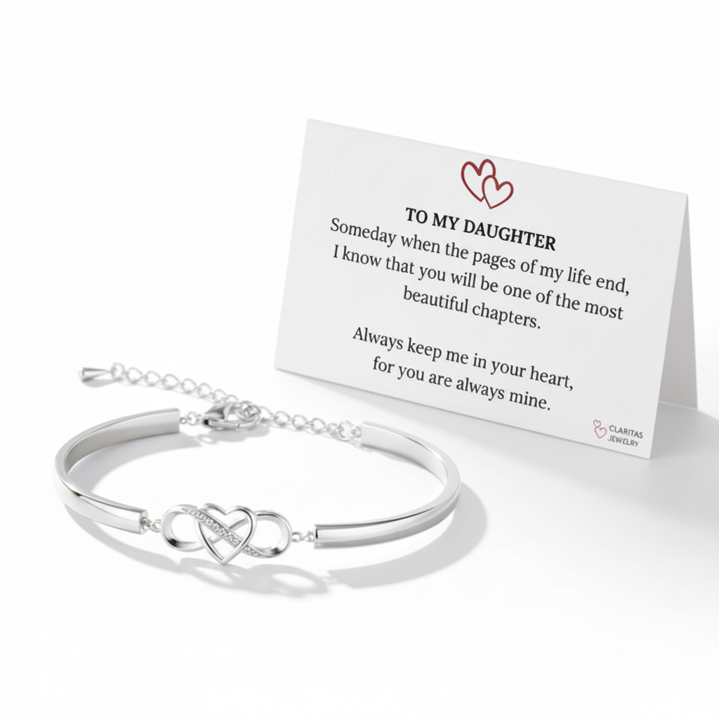 To My Daughter | Always Keep Me In Your Heart Bracelet