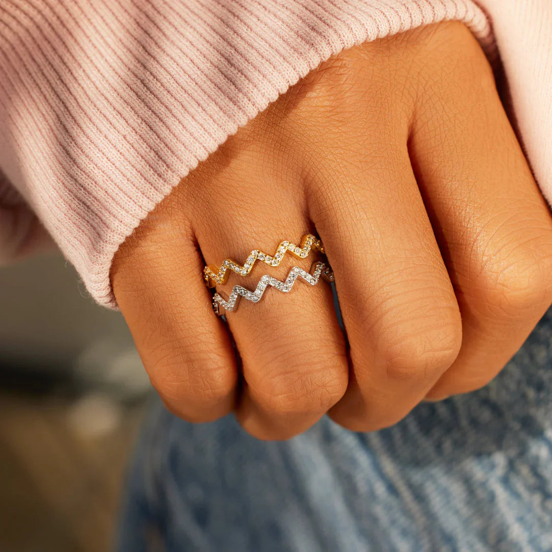 Silver Highs & Lows Ring - Claritas Store