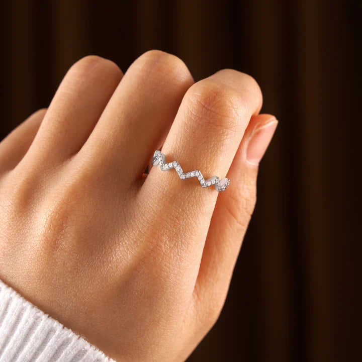 Silver Highs & Lows Ring - Claritas Store