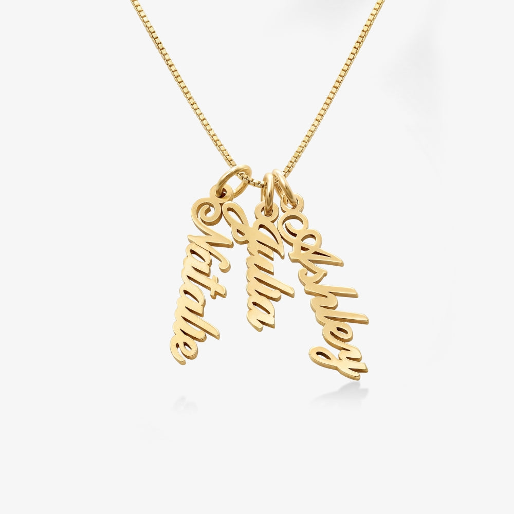 Halsband med Vertikala Namnhänge