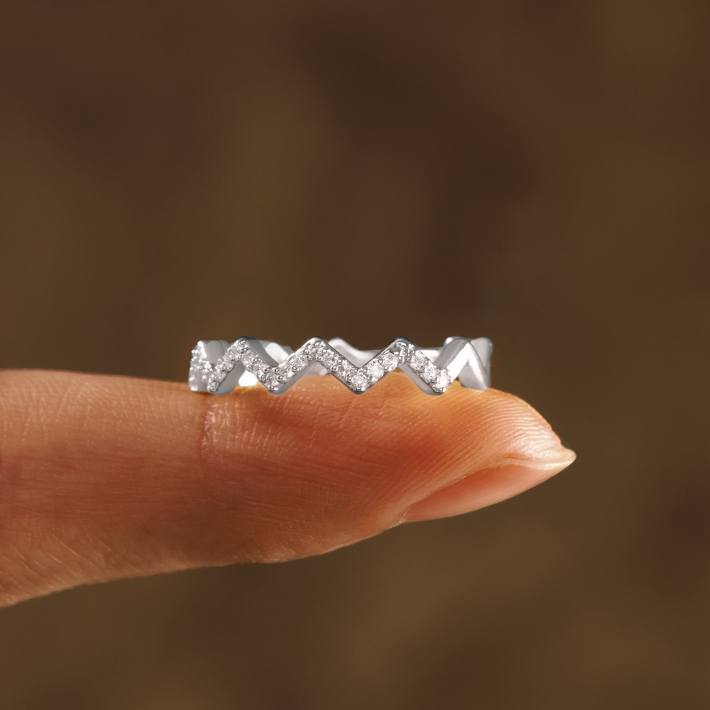 Silver Highs & Lows Ring - Claritas Store