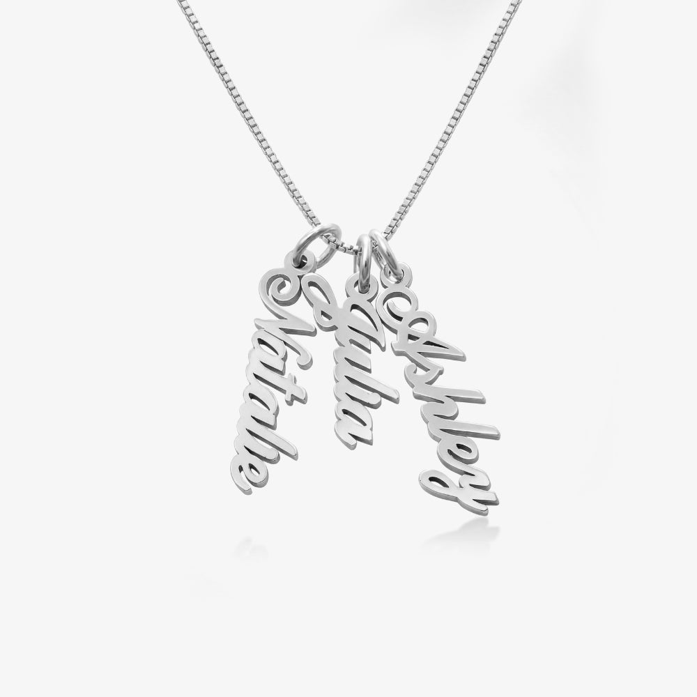 Halsband med Vertikala Namnhänge