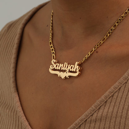 Personalized Bold Script Name Necklace - Claritas Store
