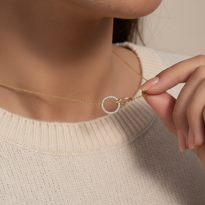 Äiti Ja Tytär | Ikuinen side Kaulakoru - Claritas Store