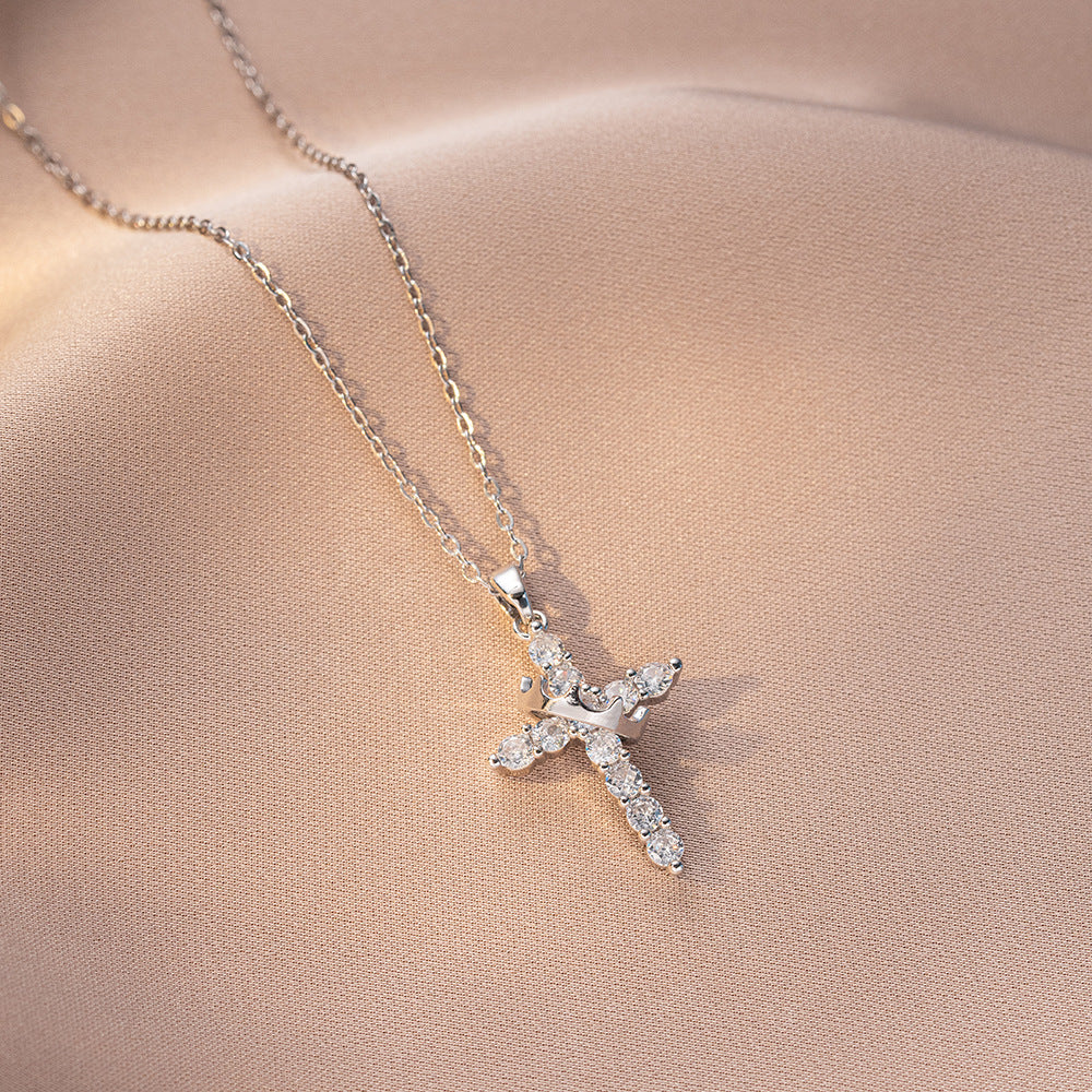 Royal Crown Cross Necklace - Claritas Store
