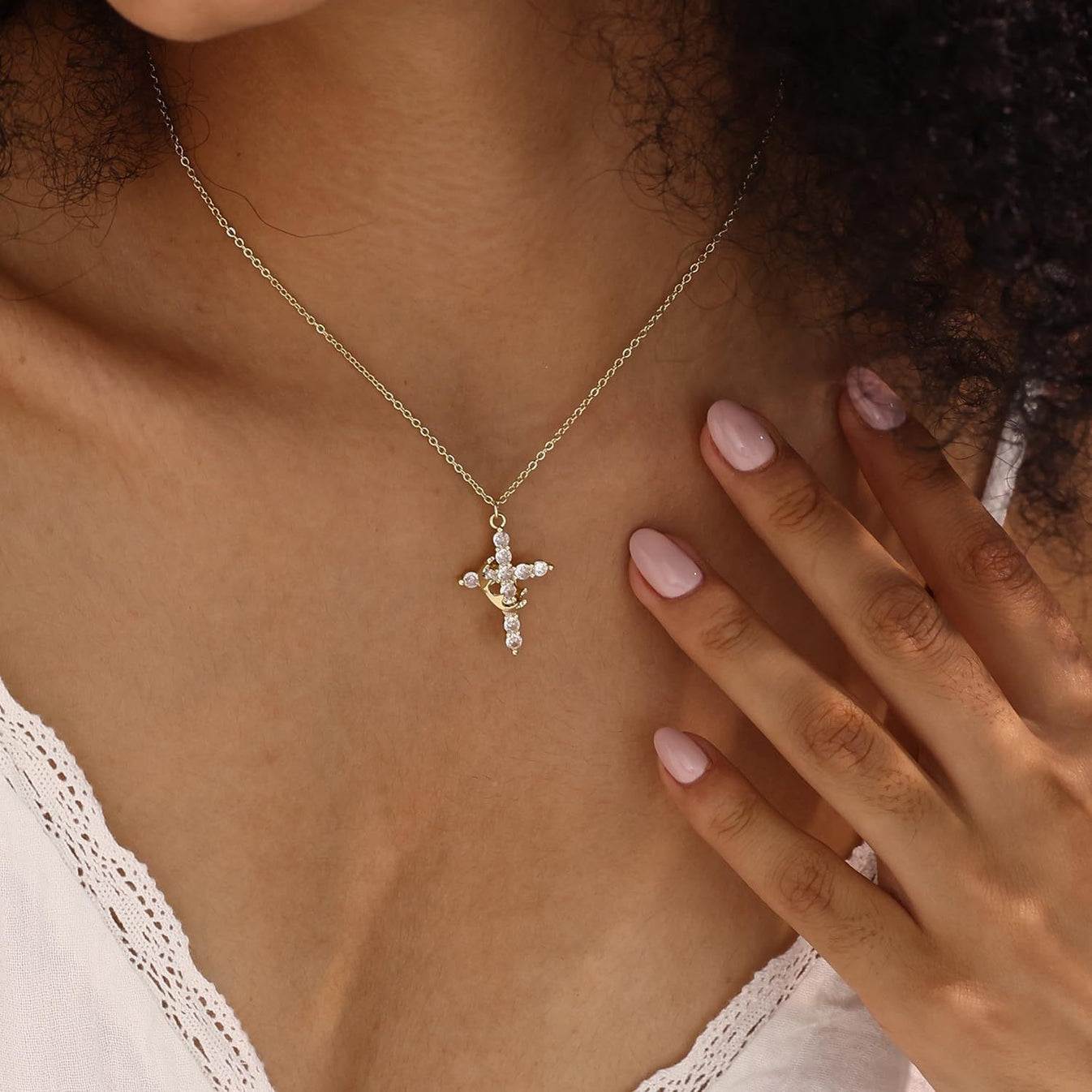 Royal Crown Cross Necklace - Claritas Store