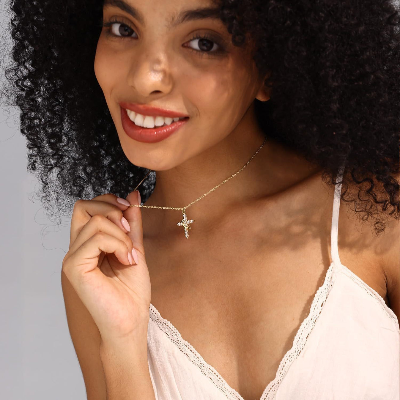 Royal Crown Cross Necklace - Claritas Store