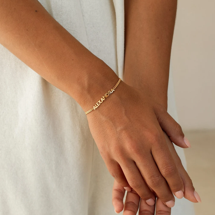 Bold Name Bracelet - Claritas Store