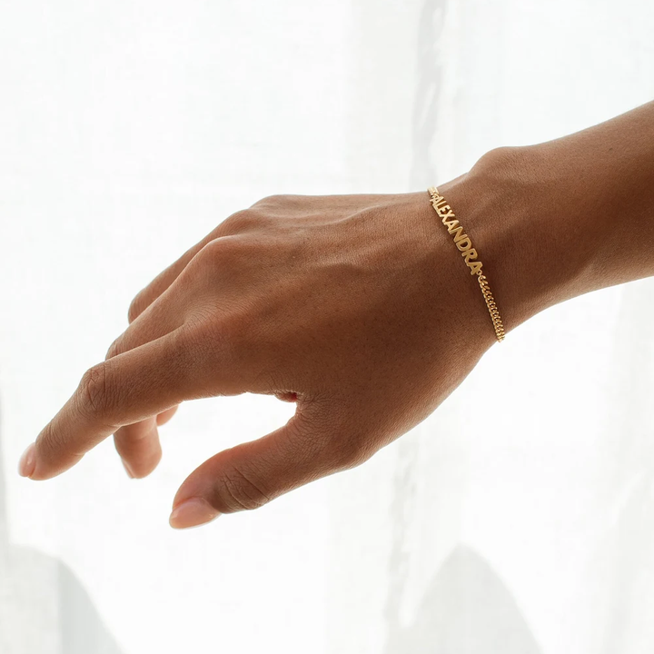 Bold Name Bracelet - Claritas Store