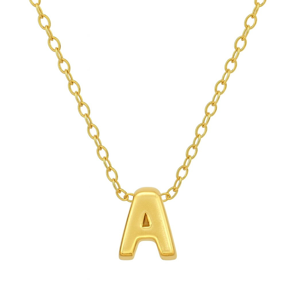 Bubble Letter Necklace - Claritas Store