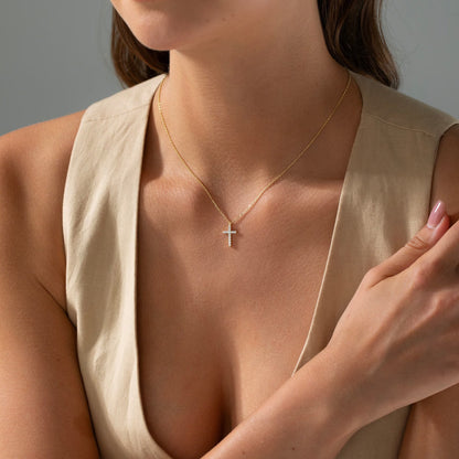 Radiance Cross Necklace - Claritas Store