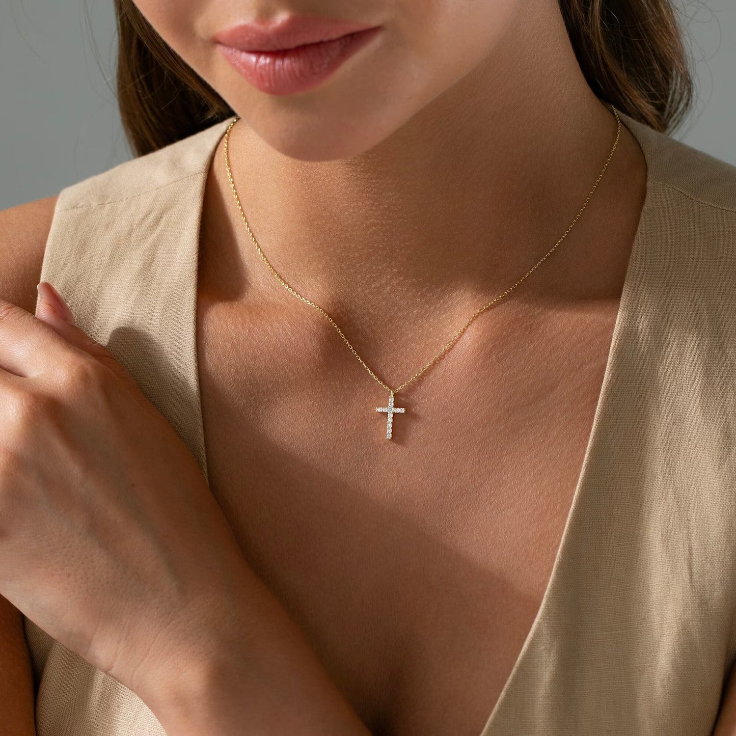 Radiance Cross Necklace - Claritas Store