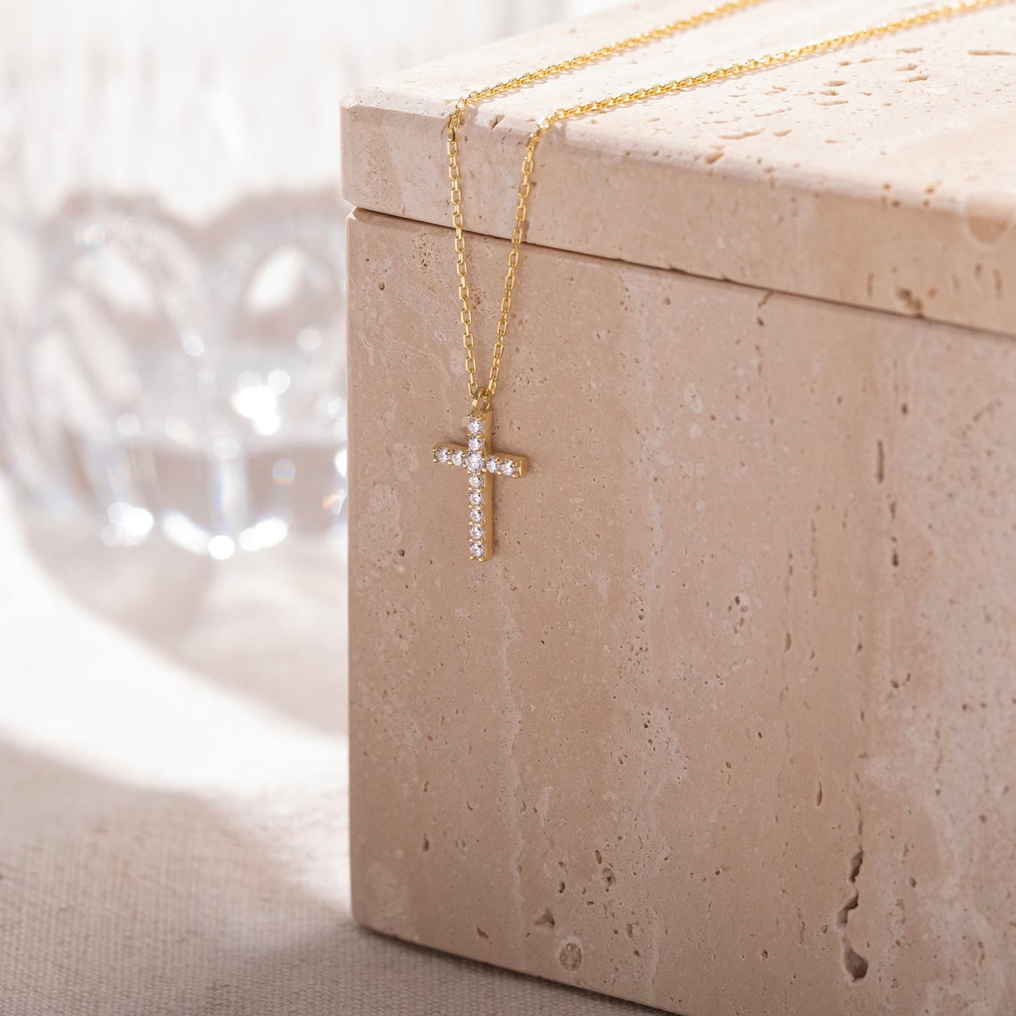 Radiance Cross Necklace - Claritas Store