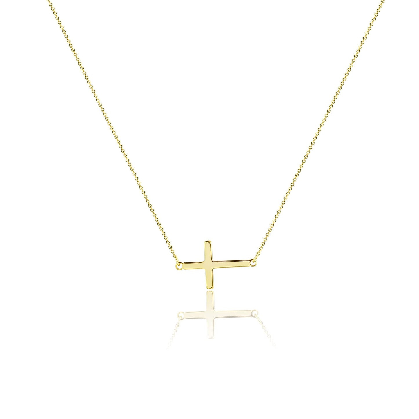 Side Cross Necklace - Claritas Store