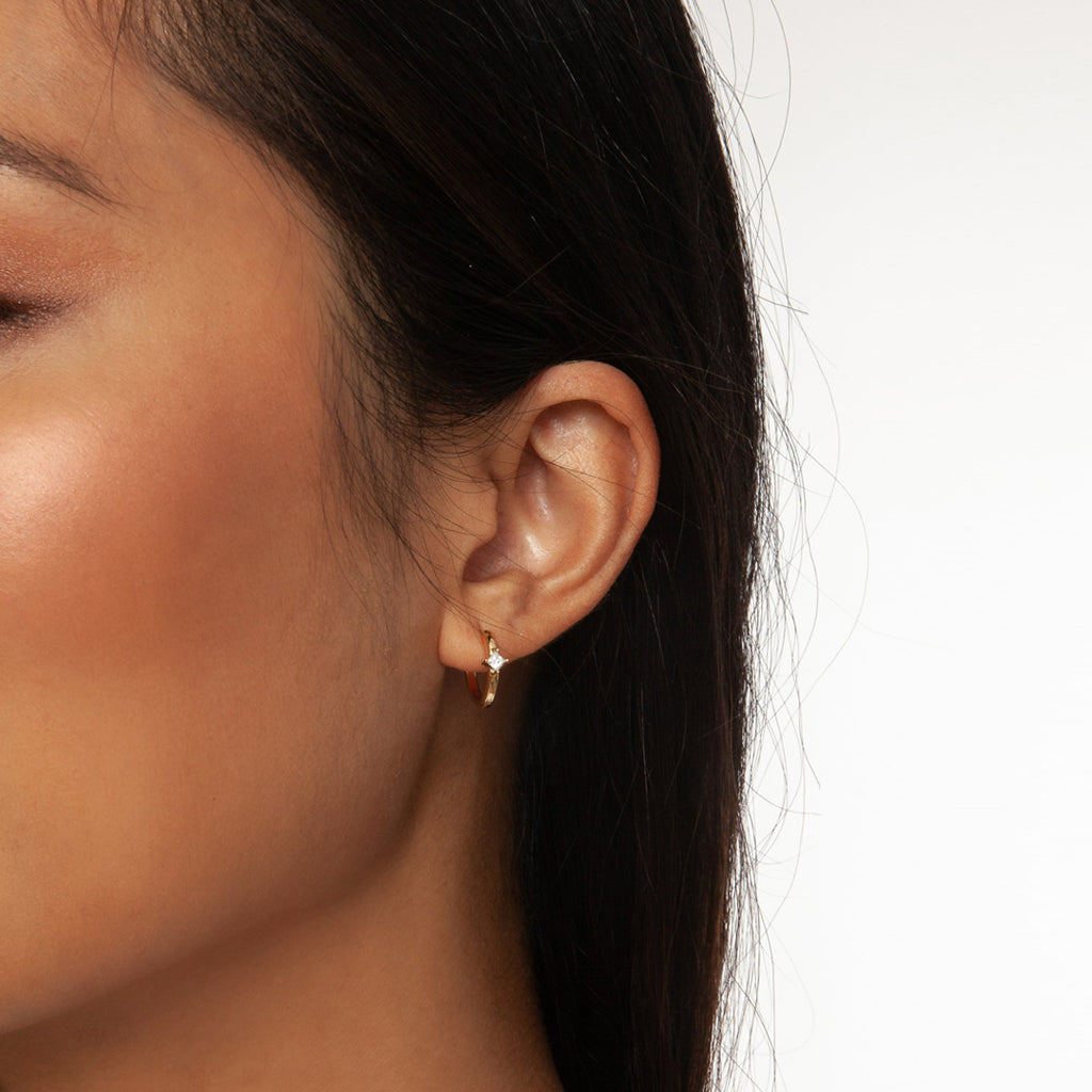 The Diamond Hoop - Claritas Store