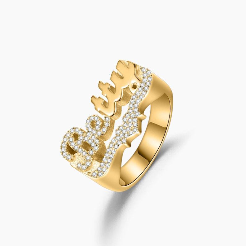 Diamond Name Ring - Claritas Store