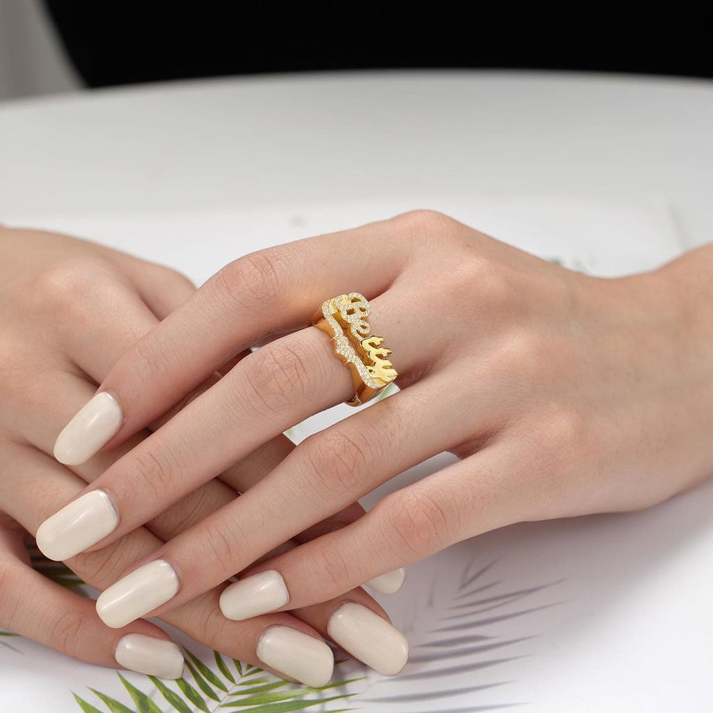 Diamond Name Ring - Claritas Store