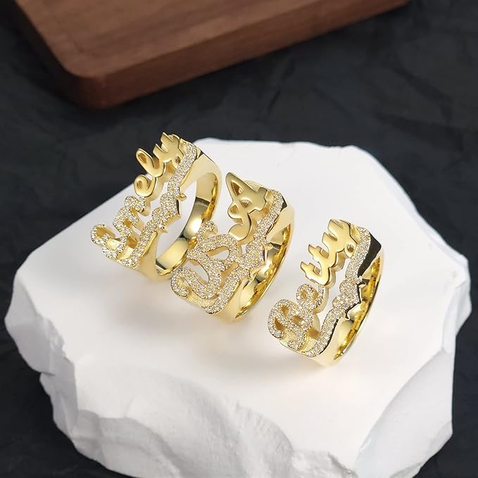 Diamond Name Ring - Claritas Store