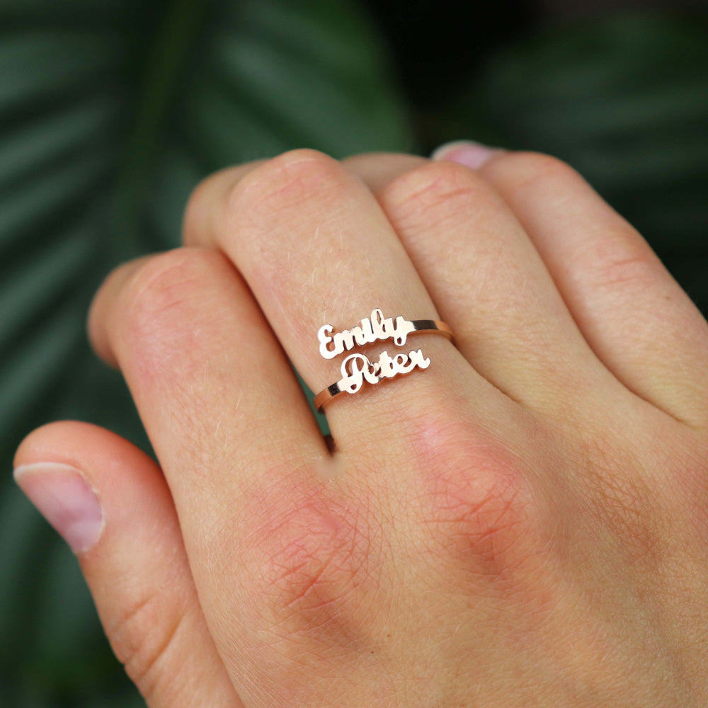 Double Name Ring - Claritas Store