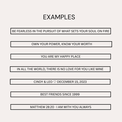 Grace Custom Cuff Bracelet - Claritas Store