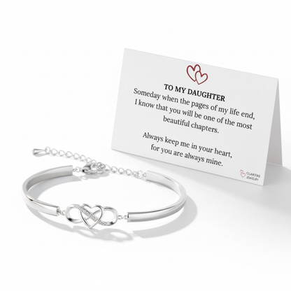 To My Daughter | Always Keep Me In Your Heart Bracelet