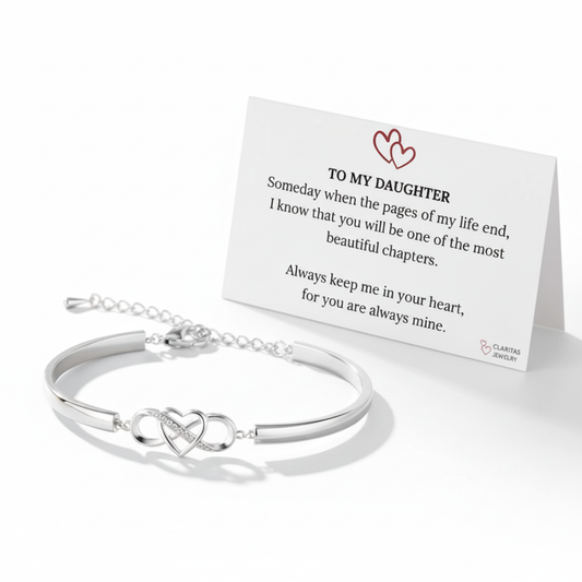 To My Daughter | Always Keep Me In Your Heart Bracelet