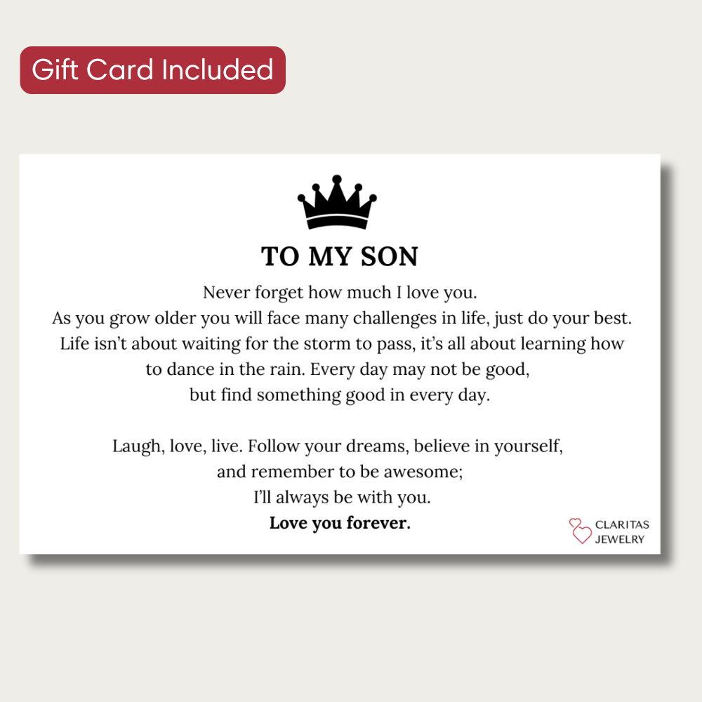 To my son | I love you forever Bracelet - Claritas Store