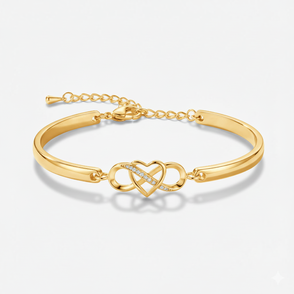 Tyttärelle | Pidä minut aina sydämessäsi Rannekoru Kulta