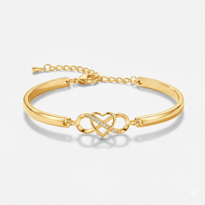 Tyttärelle | Pidä minut aina sydämessäsi Rannekoru Kulta