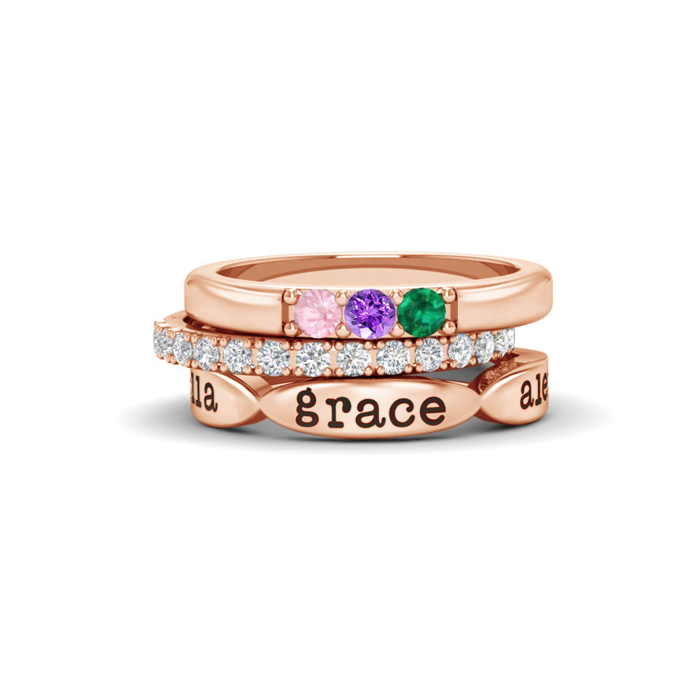 Mothers Birthstone Ring - Claritas Store