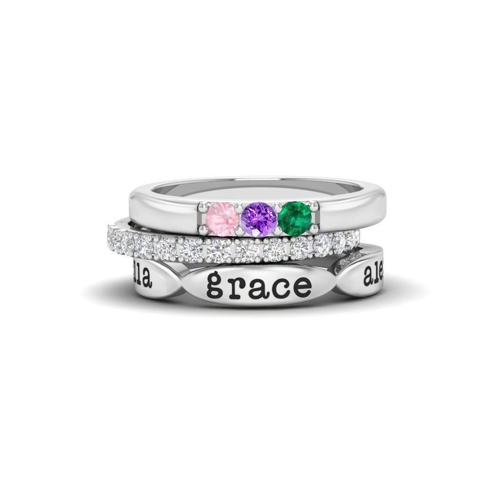 Mothers Birthstone Ring - Claritas Store