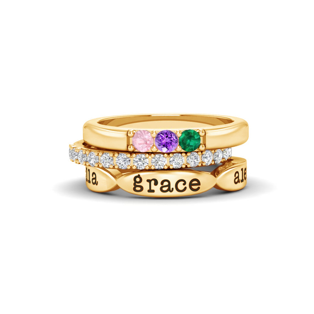 Mothers Birthstone Ring - Claritas Store