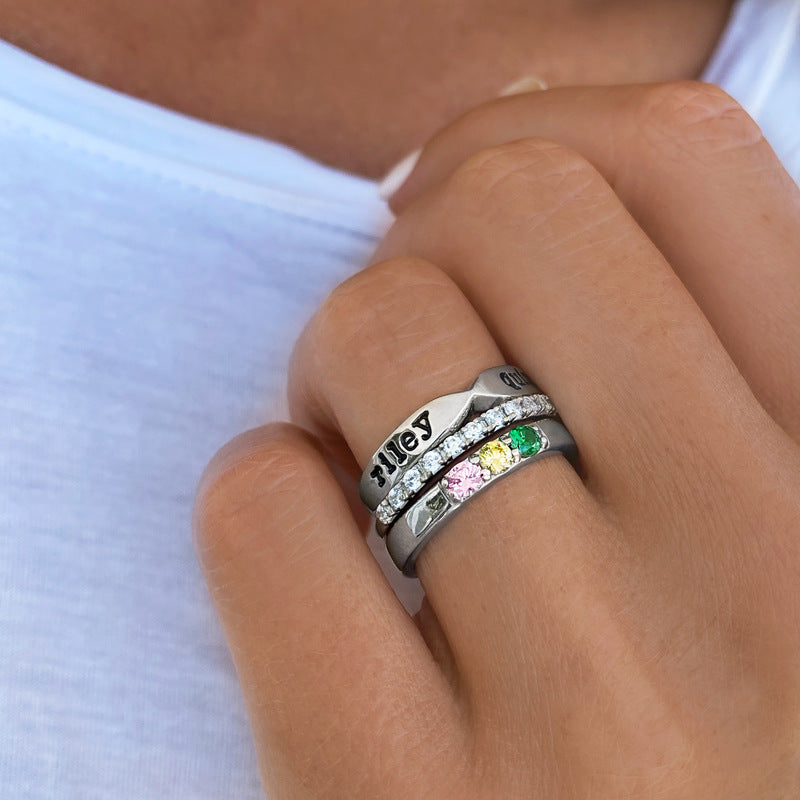 Mothers Birthstone Ring - Claritas Store