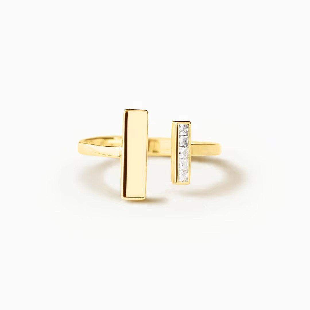 Gold Thick & Thin Ring - Claritas Store