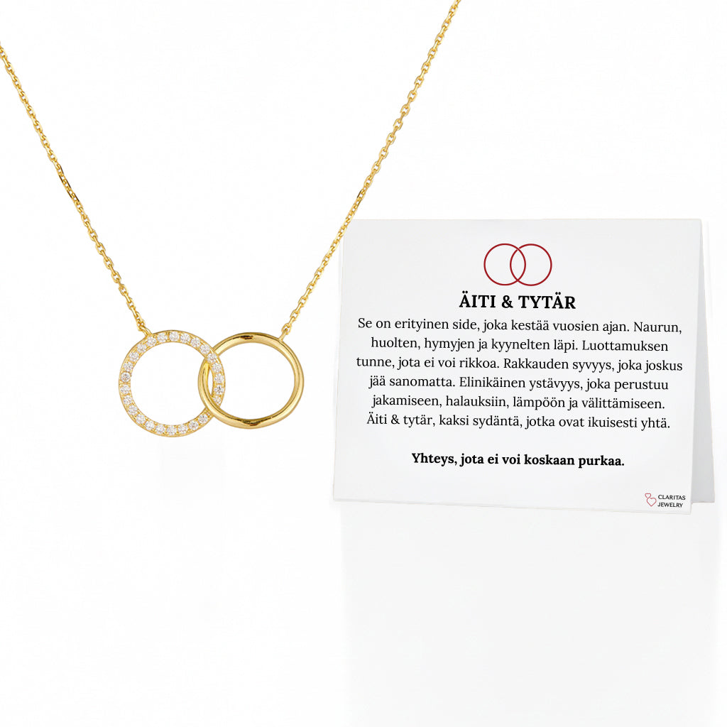 Äiti Ja Tytär | Ikuinen side Kaulakoru - Claritas Store