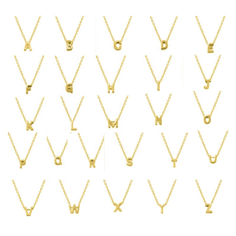 Bubble Letter Necklace - Claritas Store