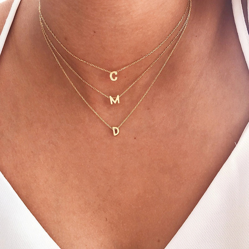 Bubble Letter Necklace - Claritas Store