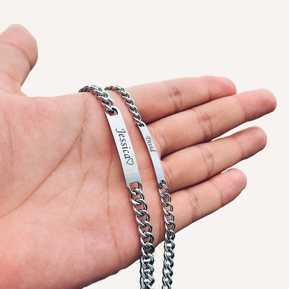 Eternity Engraved Bracelets - Claritas Store