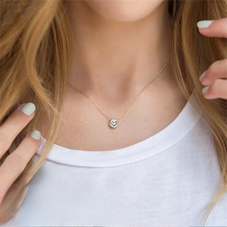 Elegant Solo Birthstone Necklace - Claritas Store