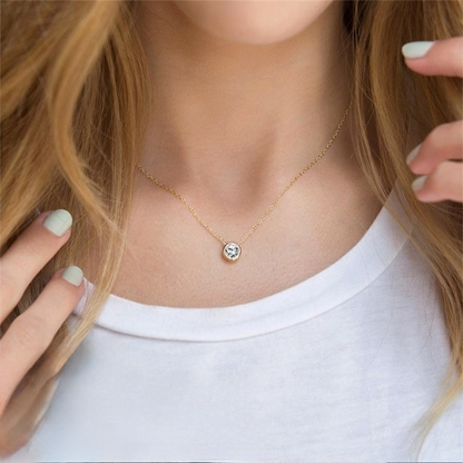 Elegant Solo Birthstone Necklace - Claritas Store