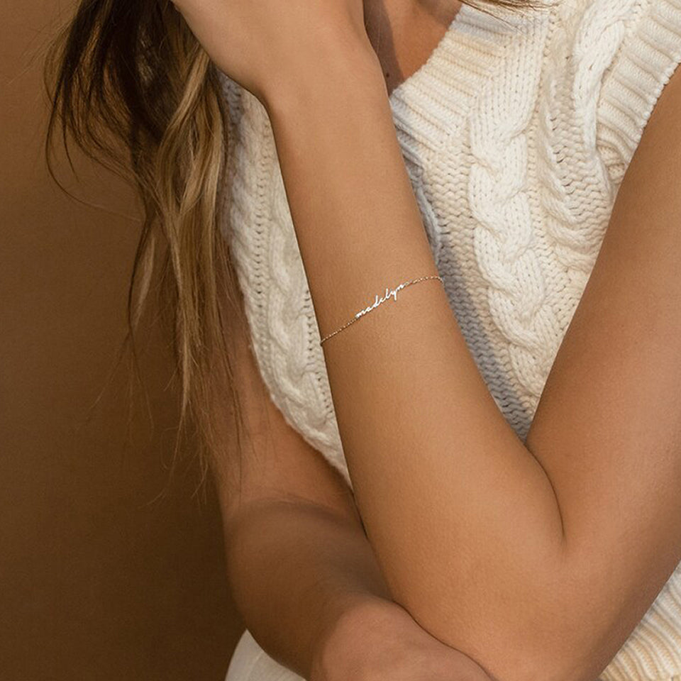 Script Name Bracelet - Claritas Store