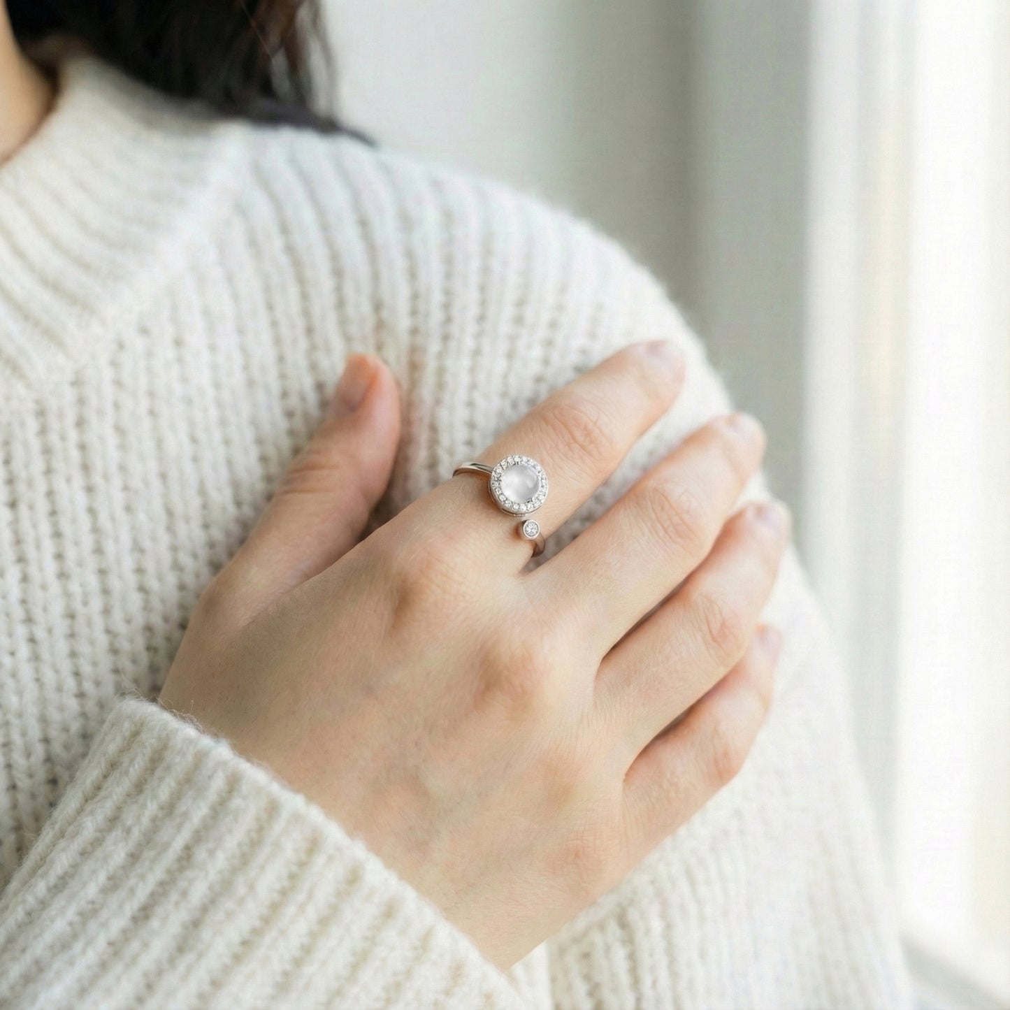 Kuukivi Rauhoittava Sormus