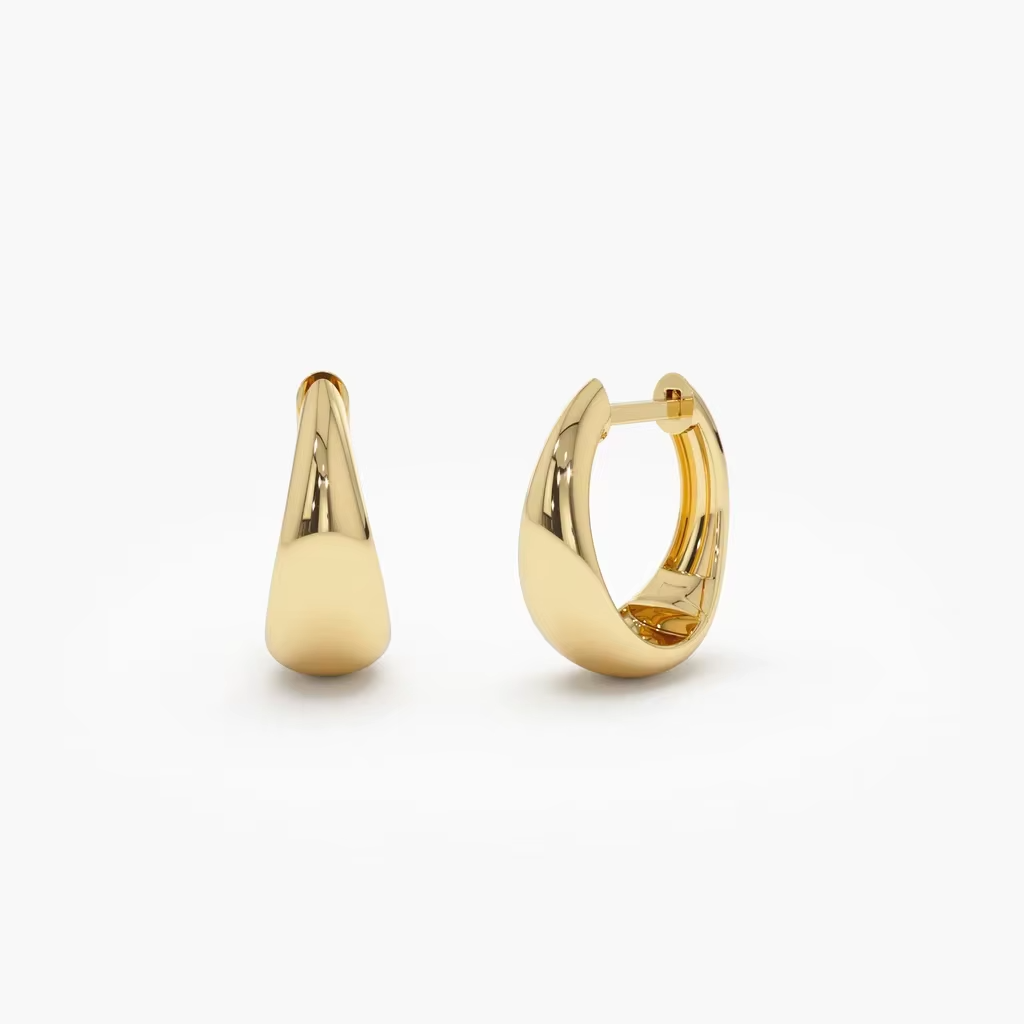 The Teardrop Hoops - Claritas Store