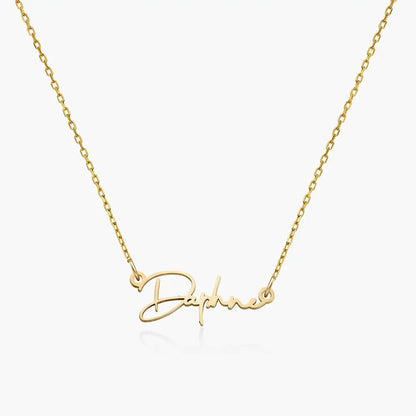 Personalized Script Necklace - Claritas Store