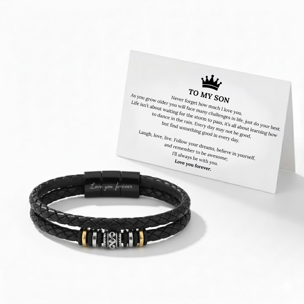 To my son | I love you forever Bracelet - Claritas Store
