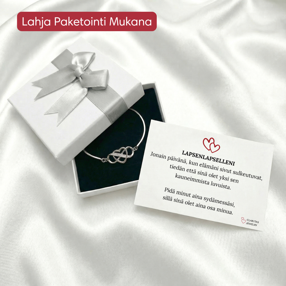 Lapsenlapselleni | Pidä minut aina sydämessäsi Rannekoru - Claritas Store