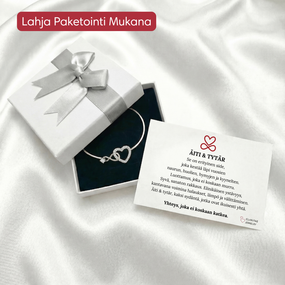 Äiti Ja Tytär | Ääretön Sydän Rannekoru