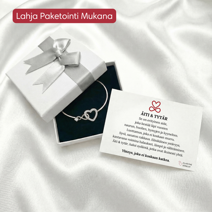 Äiti Ja Tytär | Ääretön Sydän Rannekoru